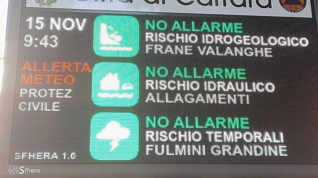 Da Marina al centro città i pannelli informativi. illustrano lo stato del. meteo e. mettono in guardia da eventuali allarmi ed allerte Da Marina al centro città i pannelli informativi. illustrano lo stato del. meteo e. mettono in guardia da eventuali allarmi ed allerte