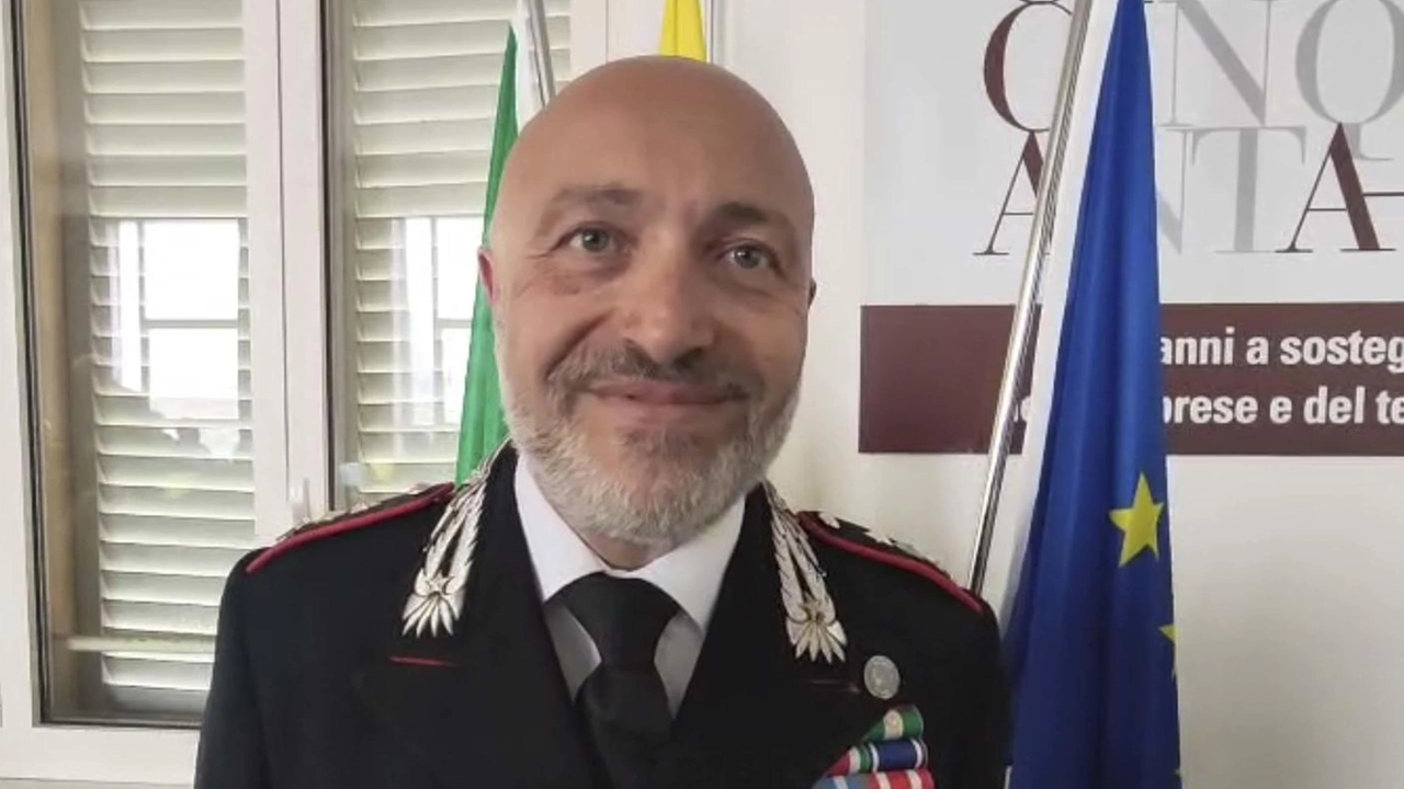 Il colonnello Gennaro Nasti, vice comandante provinciale dell’Arma di Siena