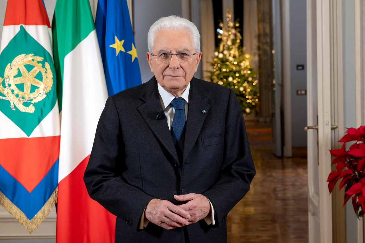 Il presidente Sergio Mattarella nel suo decimo discorso di fine anno