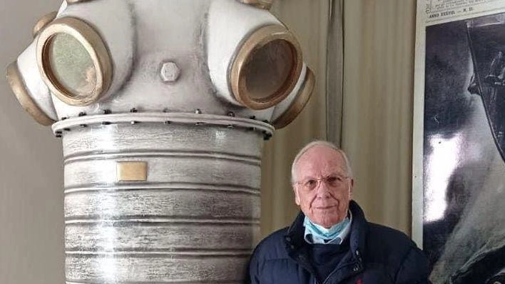 Sauro Sodini è presidente della Fondazione Artiglio, fu il primo subacqueo italiano a immergersi nel relitto Sauro Sodini è presidente della Fondazione Artiglio, fu il primo subacqueo italiano a immergersi nel relitto