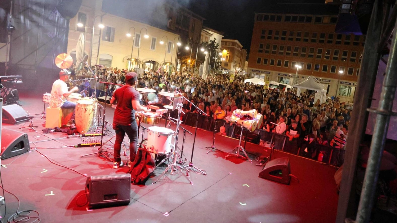 Uno dei concerti di Umbria Jazz nel centro di Terni Uno dei concerti di Umbria Jazz nel centro di Terni