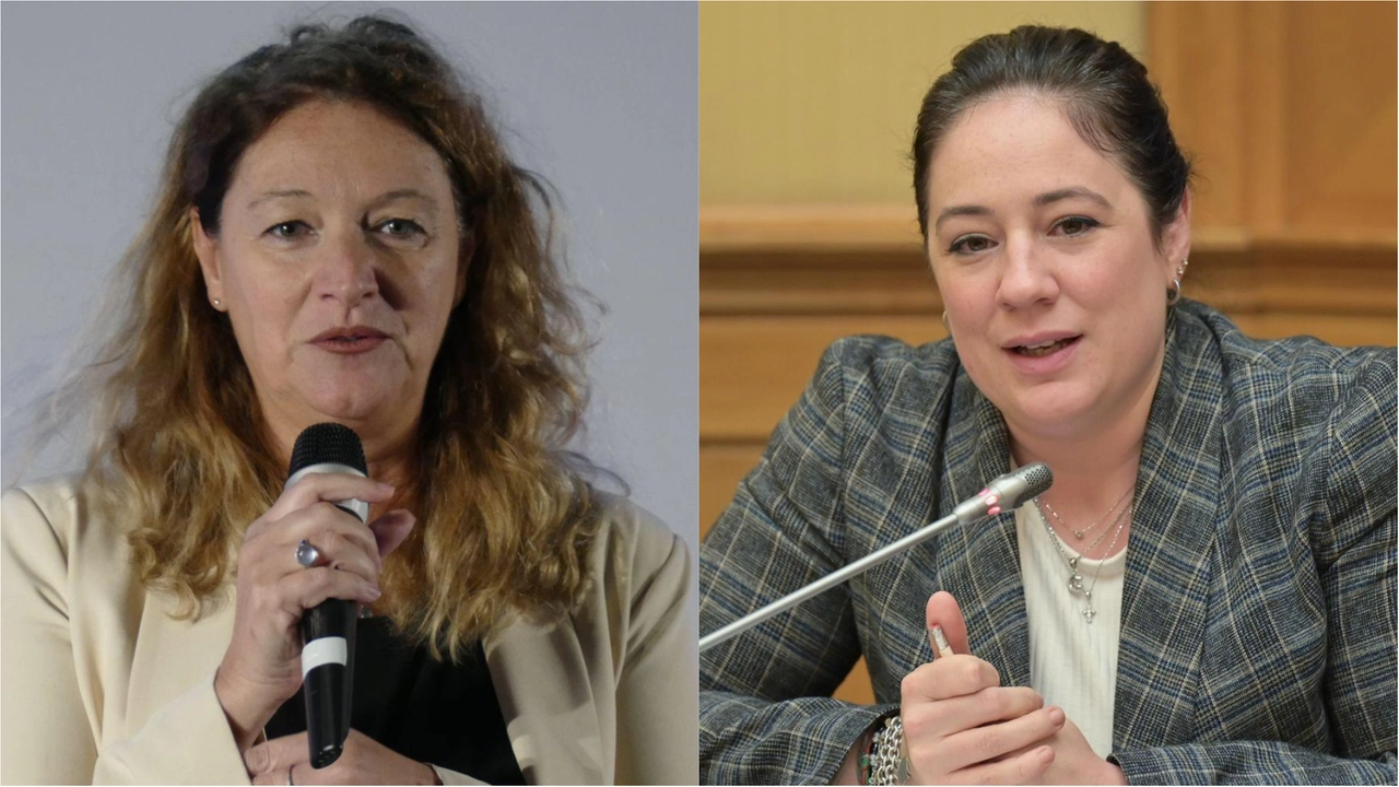 La sindaca di Prato Ilaria Bugetti e la deputata pratese FdI Chiara La Porta La sindaca di Prato Ilaria Bugetti e la deputata pratese FdI Chiara La Porta