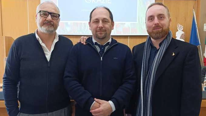 Stefano Solimeo e Massimo De Luigi insieme al vicesindaco di Massa Andrea Cella al lancio dell’applicazione Wegiwe a Palazzo Ducale Stefano Solimeo e Massimo De Luigi insieme al vicesindaco di Massa Andrea Cella al lancio dell’applicazione Wegiwe a Palazzo Ducale