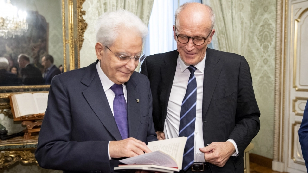 Il presidente Sergio Mattarella con Franco Vaccari che da trent’anni guida la Cittadella Il presidente Sergio Mattarella con Franco Vaccari che da trent’anni guida la Cittadella