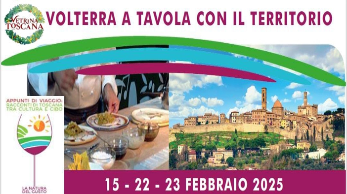 Volterra a tavola con il territorio: l’iniziativa di Confesercenti, prenotate!