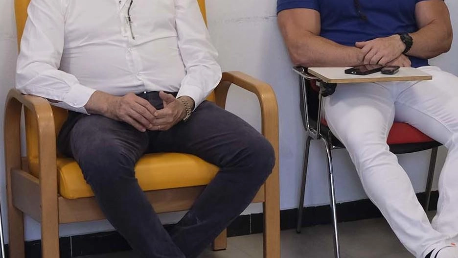 L’ad del gruppo La Villa, Carlo Iuculano (a sinistra) in un incontro con i dipendenti L’ad del gruppo La Villa, Carlo Iuculano (a sinistra) in un incontro con i dipendenti