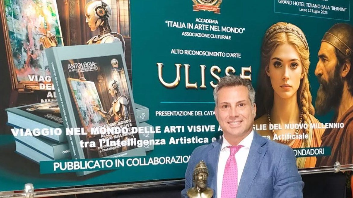 L’attore e direttore dei Teatri di Siena, Vincenzo Bocciarelli, è stato insignito del Premio Ulisse 2025 in una cerimonia a Lecce L’attore e direttore dei Teatri di Siena, Vincenzo Bocciarelli, è stato insignito del Premio Ulisse 2025 in una cerimonia a Lecce