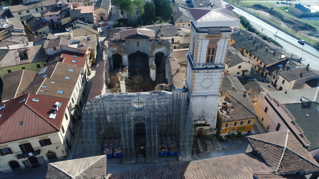 Dopo il sisma del 2016, oggi pomeriggio verrà avviato il cantiere di ricostruzione della Concattedrale di Santa Maria Argentea a Norcia Dopo il sisma del 2016, oggi pomeriggio verrà avviato il cantiere di ricostruzione della Concattedrale di Santa Maria Argentea a Norcia