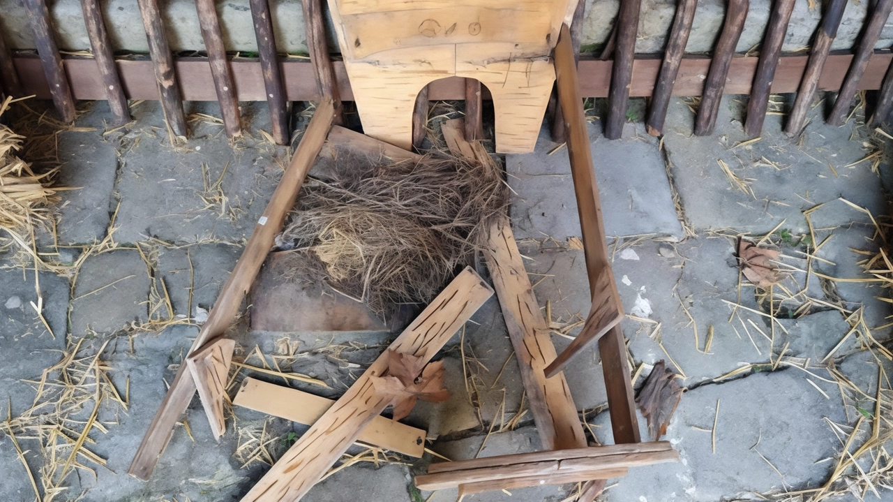 Una parte dell’allestimento del presepe che è stato danneggiato nella notte tra sabato e domenica da alcuni vandali Una parte dell’allestimento del presepe che è stato danneggiato nella notte tra sabato e domenica da alcuni vandali