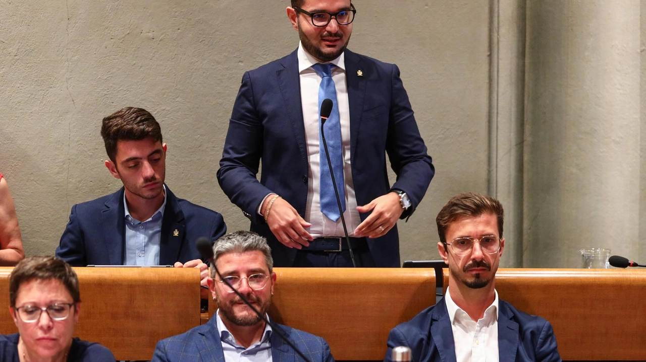 Andrea Poggianti durante una seduta del consiglio comunale (foto d’archivio) Andrea Poggianti durante una seduta del consiglio comunale (foto d’archivio)