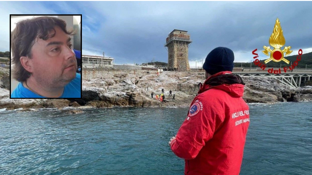 La macchina dei soccorsi a Calafuria (Livorno) per tentare di salvare il sub colto da malore. Le condizioni di Stefano Palagini (nel riquadro) di San Miniato, sono subito apparse gravissime La macchina dei soccorsi a Calafuria (Livorno) per tentare di salvare il sub colto da malore. Le condizioni di Stefano Palagini (nel riquadro) di San Miniato, sono subito apparse gravissime