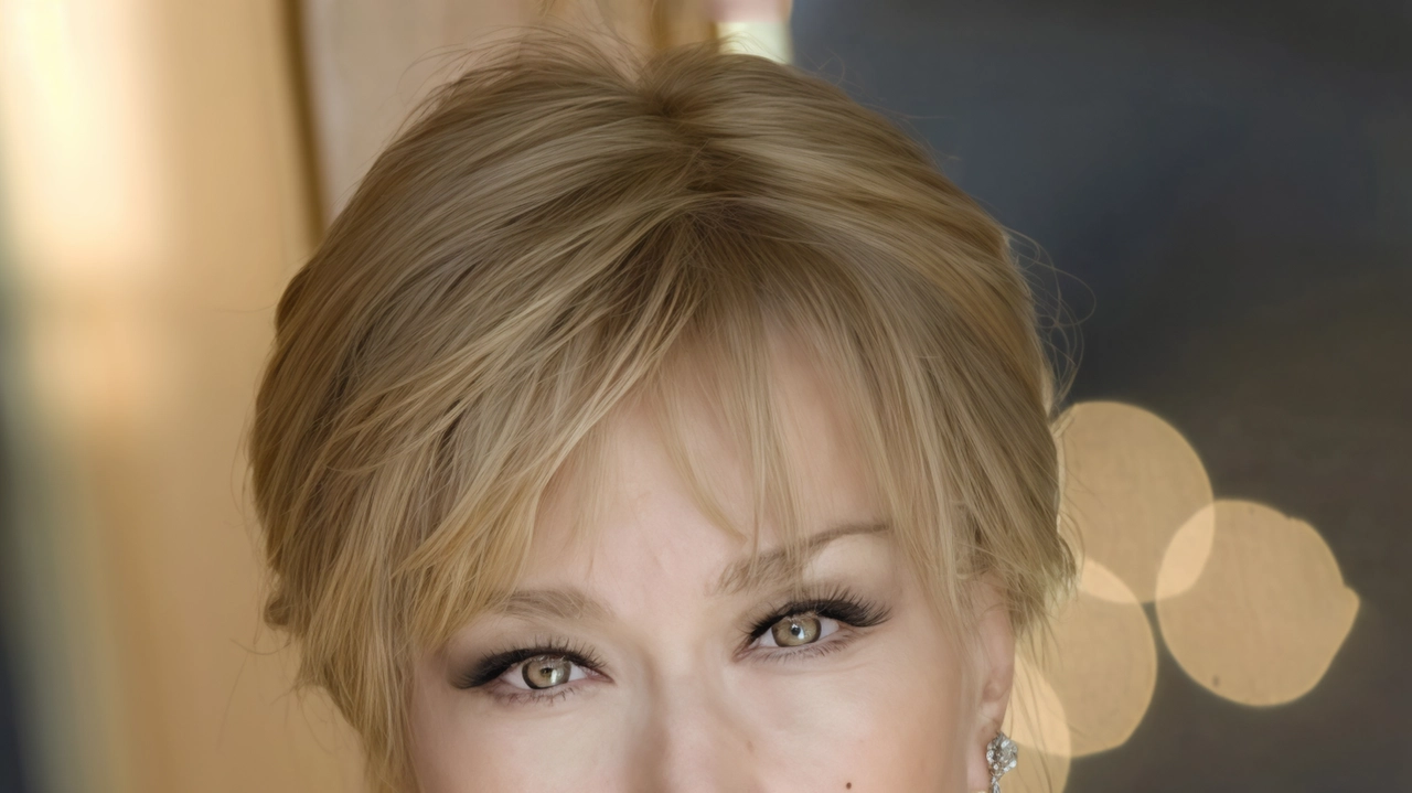 L’attrice Nancy Brilli L’attrice Nancy Brilli