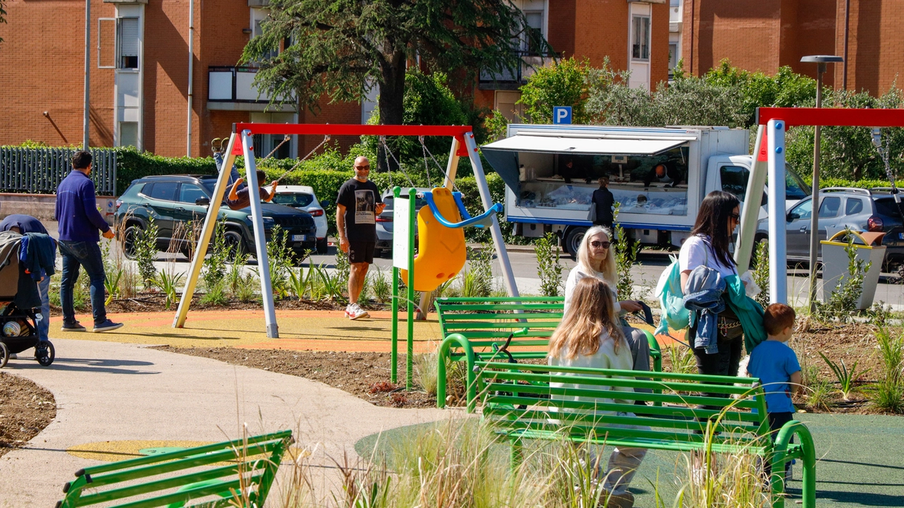 Parco giochi per bambini (Foto di repertorio Germogli) Parco giochi per bambini (Foto di repertorio Germogli)