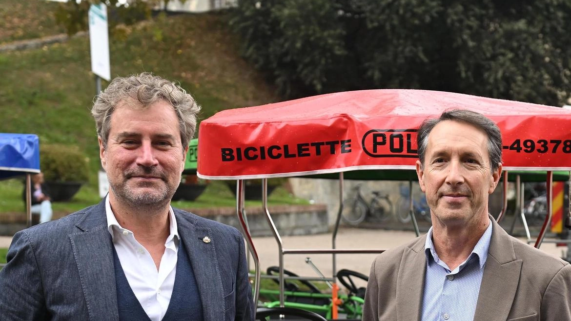 Il sindaco Mario Pardini e l’assessore Remo Santini (foto Alcide) Il sindaco Mario Pardini e l’assessore Remo Santini (foto Alcide)