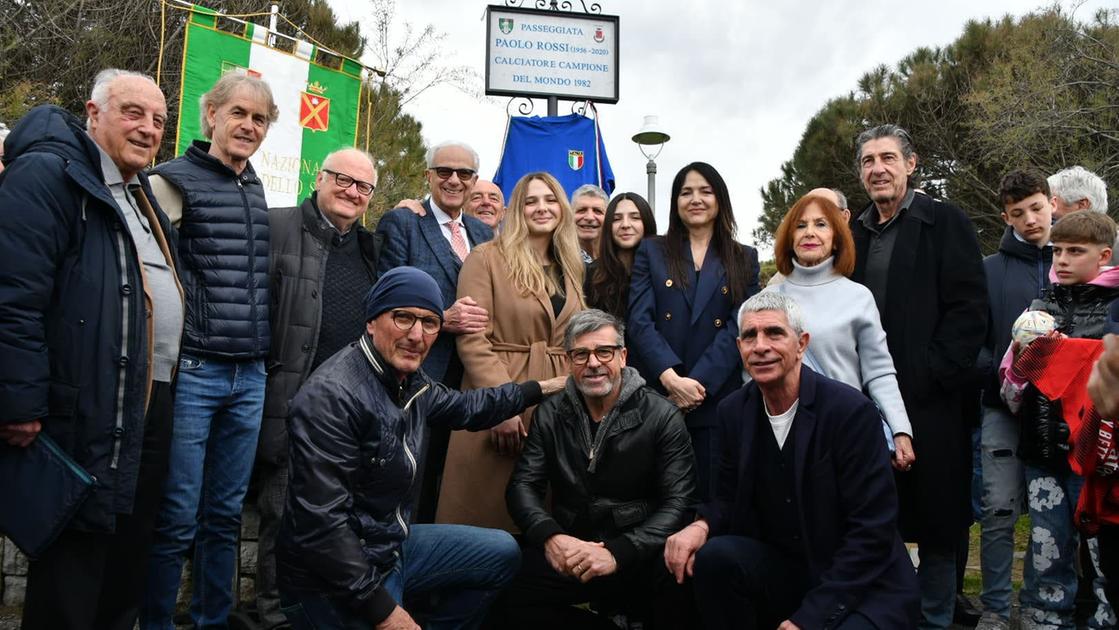La passeggiata di Ronchi intitolata a Paolo Rossi