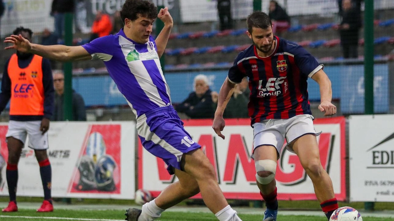 Una fase della semifinale di Coppa Italia a Sesto Fiorentino: Castiglionese ko ai rigori