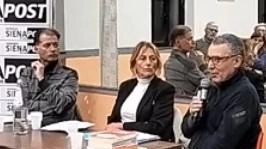 Il dibattito al Circolo Arci Due Ponti tra l’ex sindaco e deputato Franco Ceccuzzi e Raffaele Ascheri, blogger e scrittore presidente della Biblioteca degli Intronati, intervistati da Cristiana Mastacchi di Siena post Il dibattito al Circolo Arci Due Ponti tra l’ex sindaco e deputato Franco Ceccuzzi e Raffaele Ascheri, blogger e scrittore presidente della Biblioteca degli Intronati, intervistati da Cristiana Mastacchi di Siena post