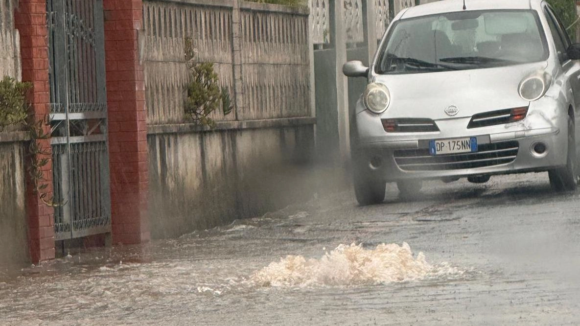Un’immagine dei disagi per i residenti