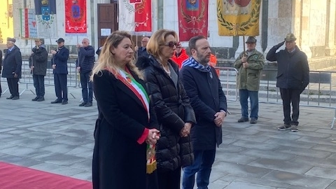 La cerimonia di commemorazione La cerimonia di commemorazione