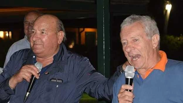 Fausto Manfredi e Giuliano Zoratti in occasione di una precedente. reunion per ricordare Nino Vita Fausto Manfredi e Giuliano Zoratti in occasione di una precedente. reunion per ricordare Nino Vita