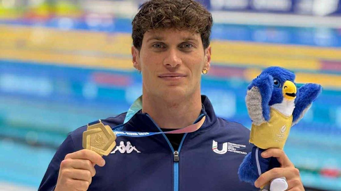 Nuoto, Gianmarco Sansone medaglia d Nuoto, Gianmarco Sansone medaglia d