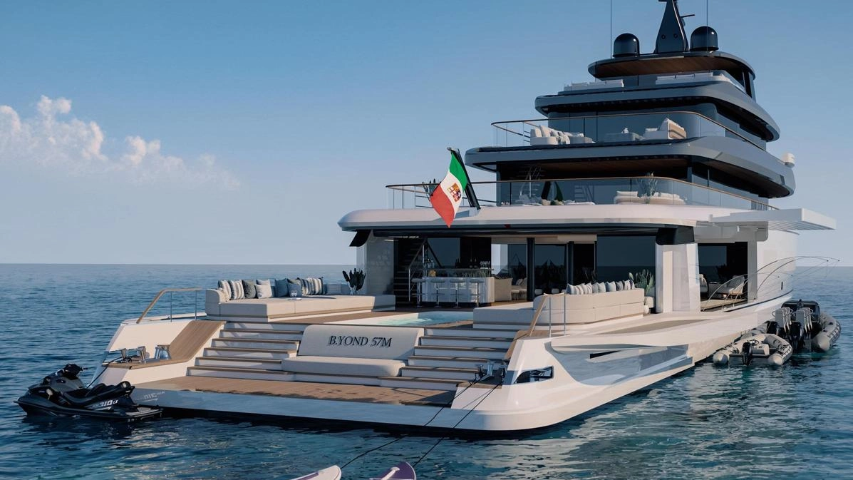 Il «B.Yond 57M» di Azimut Benetti, presentato per la prima volta al Monaco Yacht Show, è l’ultima imbarcazione progettata dal gruppo Il «B.Yond 57M» di Azimut Benetti, presentato per la prima volta al Monaco Yacht Show, è l’ultima imbarcazione progettata dal gruppo