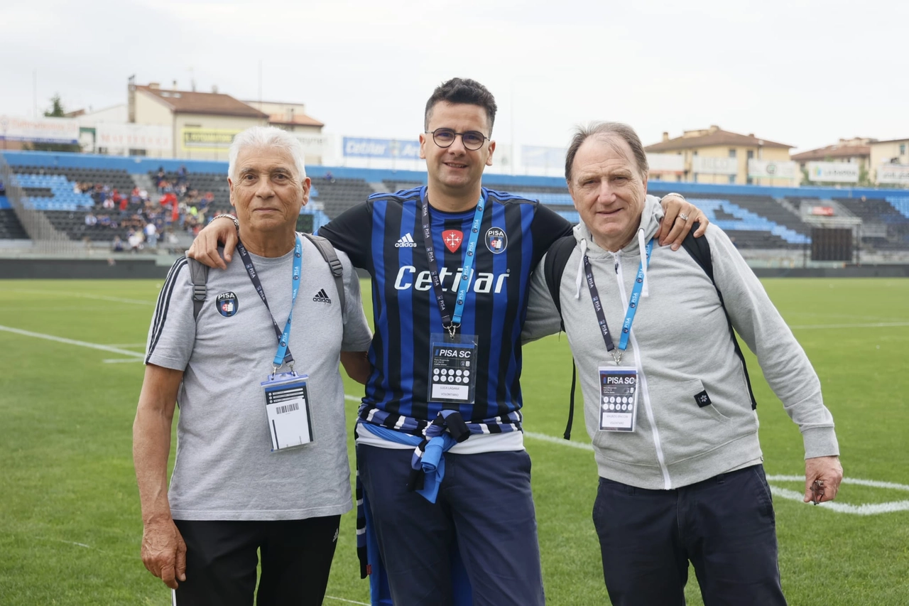 Il grande aiuto dei volontari Luca Laganà, Maurizio Braccini, Claudio Santalucia