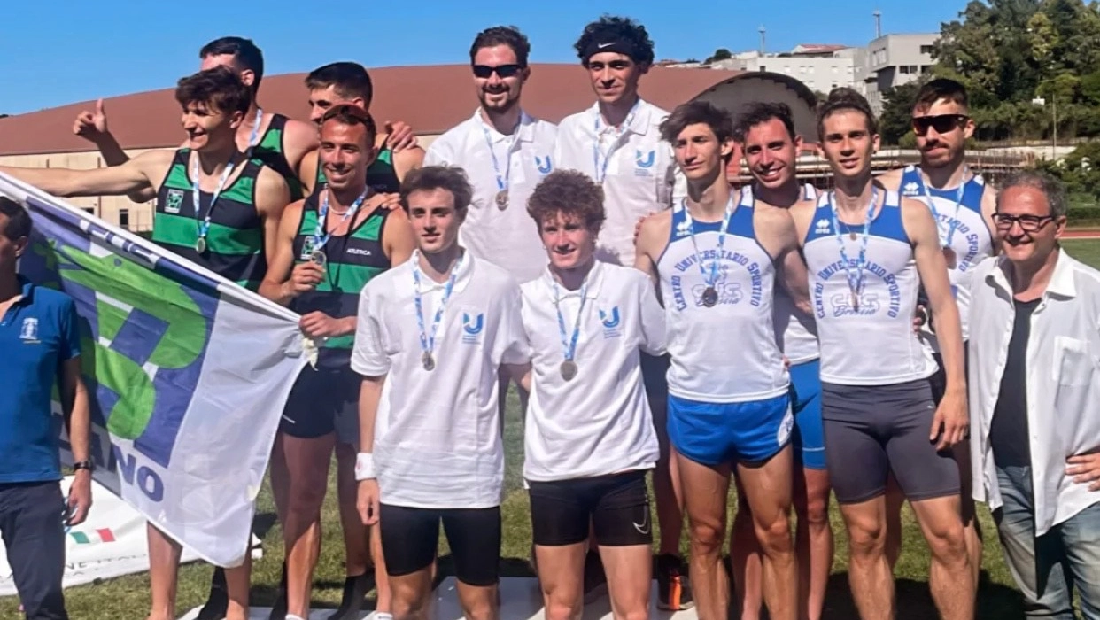 L'oro ai 4x400: Samuele Baldi, Lorenzo Galli, Marco Canale, Francesco Mattolini L'oro ai 4x400: Samuele Baldi, Lorenzo Galli, Marco Canale, Francesco Mattolini