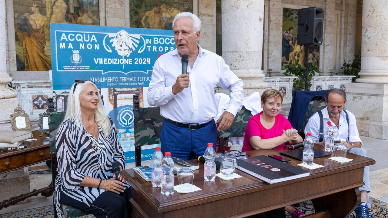 L’intervento di Eugenio Giani al Tettuccio (fotoservizio Goiorani) L’intervento di Eugenio Giani al Tettuccio (fotoservizio Goiorani)