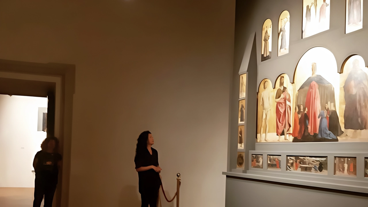 L’interno del museo civico che potrà essere visitato dagli appassionati anche nelle serate del prossimo fine settimana