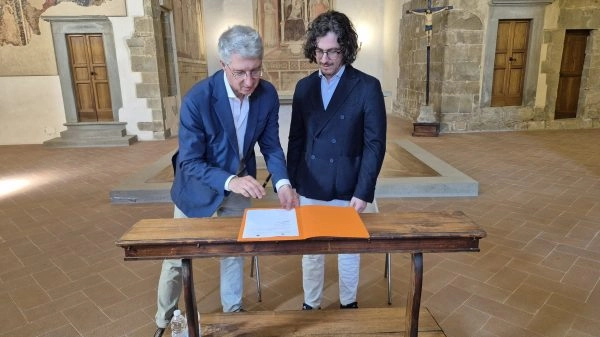 La firma dell'accordo La firma dell'accordo
