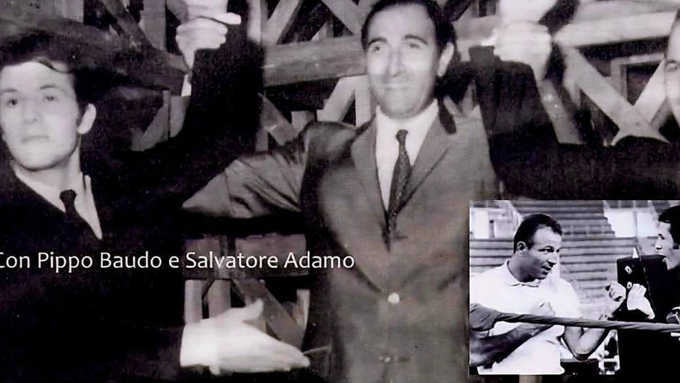 Alessandro Mazzinghi in una foto dell’album di famiglia con Pippo Baudo e Salvatore Adamo Alessandro Mazzinghi in una foto dell’album di famiglia con Pippo Baudo e Salvatore Adamo