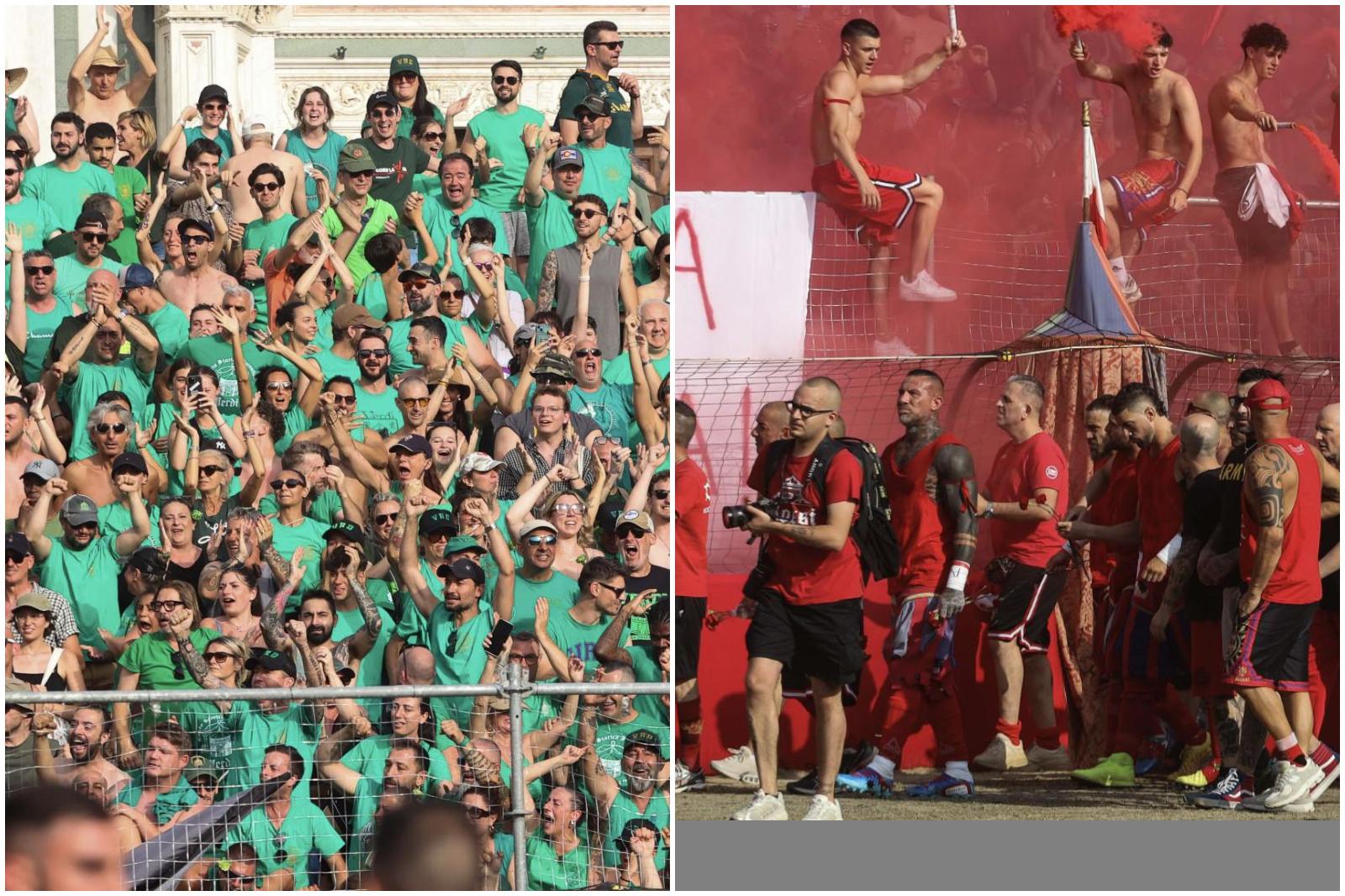 Calcio storico, diretta della finale rossi verdi: la sfida di piazza Santa Croce