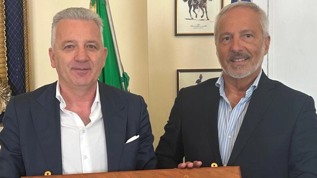 Il sindaco Peracchini e il direttore del Cisita Riccardo Papa Il sindaco Peracchini e il direttore del Cisita Riccardo Papa