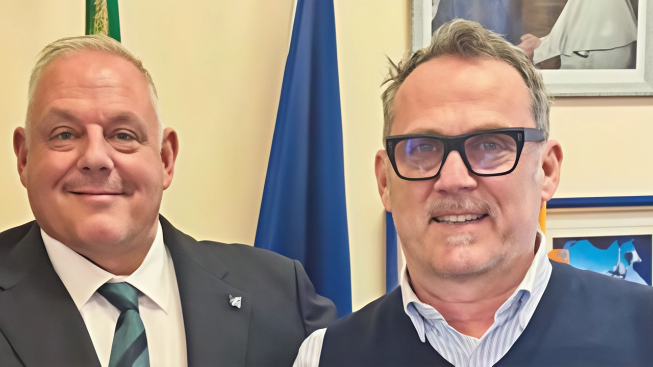 Il sindaco di Grosseto Vivarelli Colonna e l’assessore Ginanneschi Il sindaco di Grosseto Vivarelli Colonna e l’assessore Ginanneschi