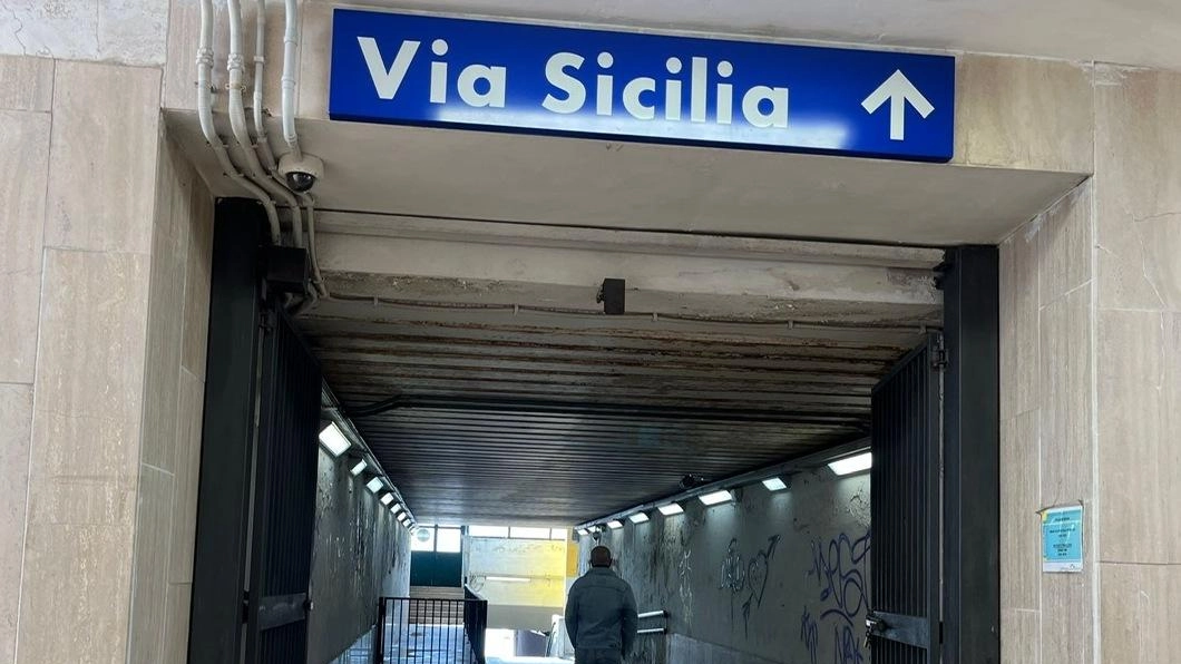 Il sottopasso pedonale che collega la stazione ferroviaria di Fontivegge con via Sicilia sarà chiuso al transito pedonale