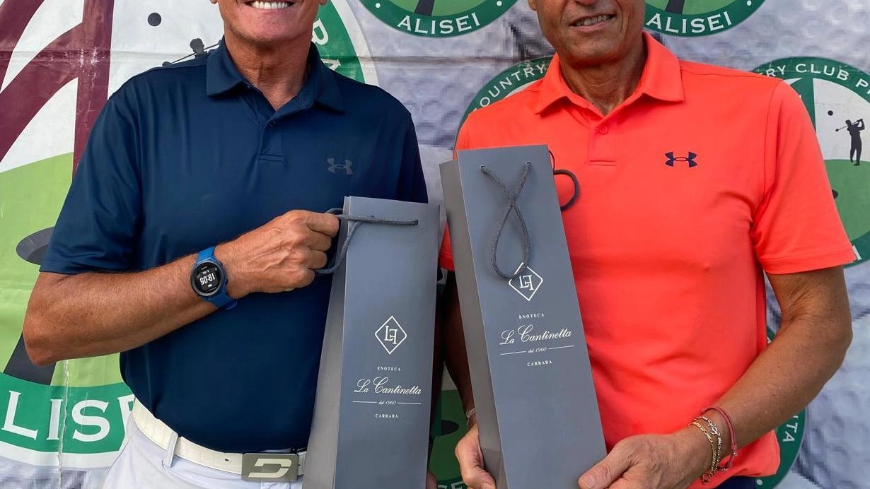 I golfisti versiliesi Luigi Dalle Luche e Riccardo Ferrari I golfisti versiliesi Luigi Dalle Luche e Riccardo Ferrari