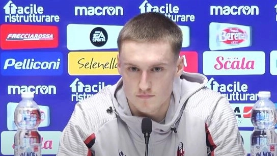 Aebischer con la maglia del Bologna