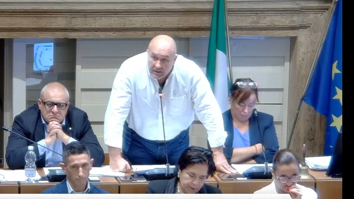 Mayor Stefano Bandecchi in the City Council (photo Pianetafoto)