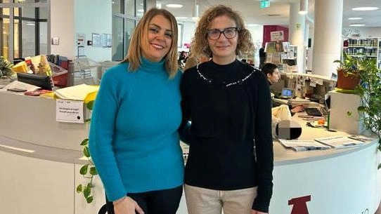 A sinistra Francesca Meoli, a destra l’assessore Martina Banchelli. La biblioteca viaggia forte A sinistra Francesca Meoli, a destra l’assessore Martina Banchelli. La biblioteca viaggia forte