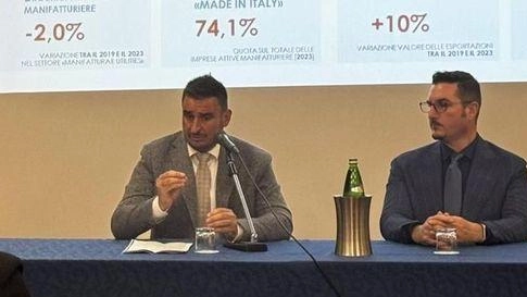 Un momento della presentazione della ricerca Cna Un momento della presentazione della ricerca Cna