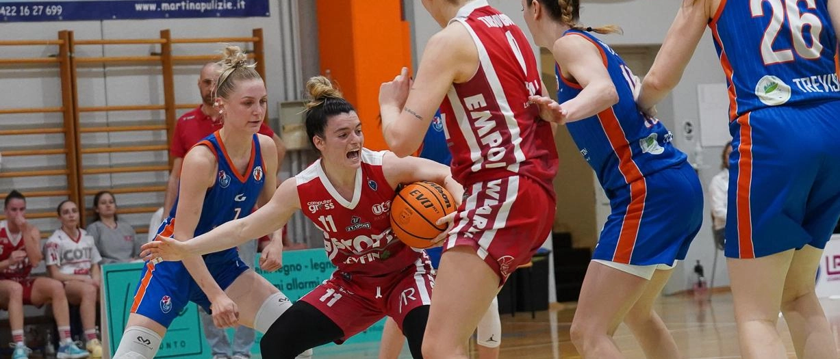Treviso vince contro Use Rosa Scotti e forza la 'bella' per la Serie A1