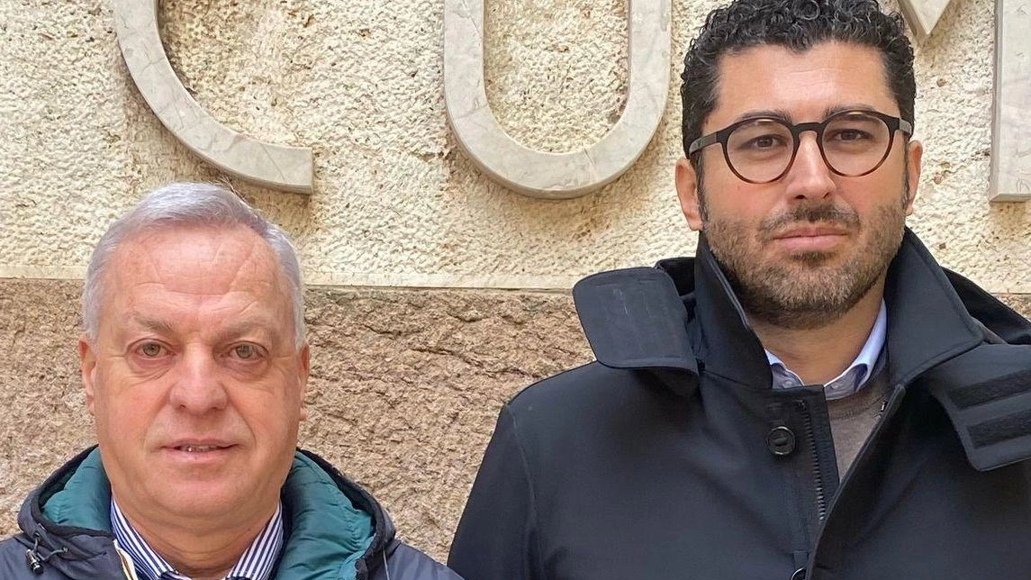 L’assessore Giorgio Poggetti e il sindaco di Follonica Matteo Buoncristiani