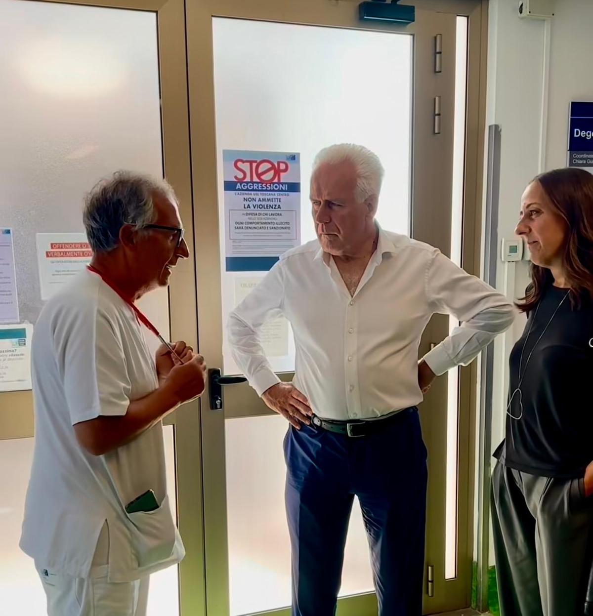Ferragosto, Giani e Funaro in visita a Torregalli