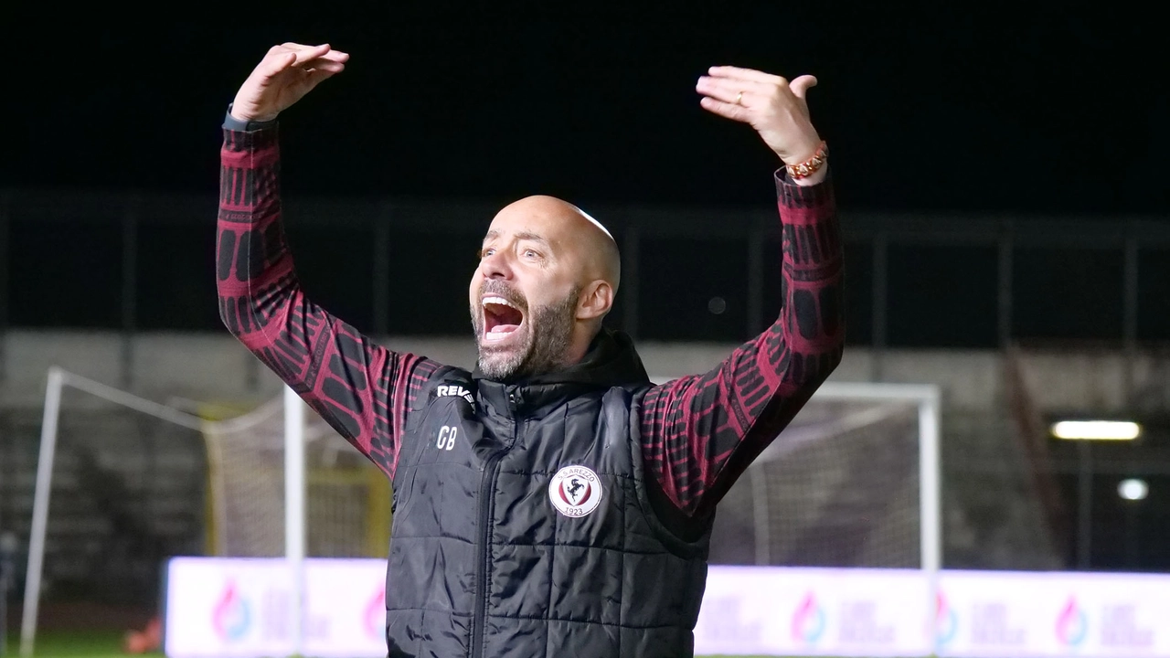 L'allenatore Cristian Bucchi