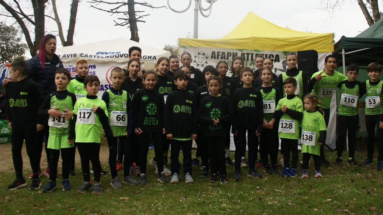 Un gruppo di Runnerini Doc Afaph guidati dall’istruttrice Vittoria Bertelloni Un gruppo di Runnerini Doc Afaph guidati dall’istruttrice Vittoria Bertelloni