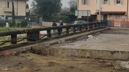Lavori al ponte di Pontenuovo Lavori al ponte di Pontenuovo