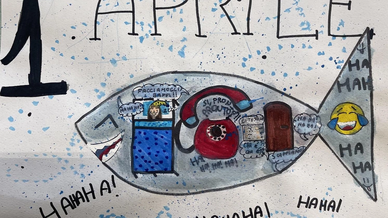 Il Pesce d’Aprile nel disegno dei ragazzi