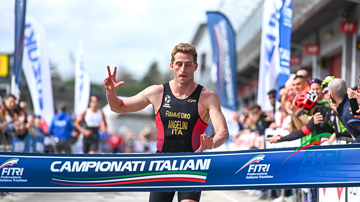 Il neocampione italiano duathlon sprint convocato nella nazionale di triathlon. Primo posto nella gara svolta nell’autodromo ’Enzo di Dino Ferrari’ di Imola.