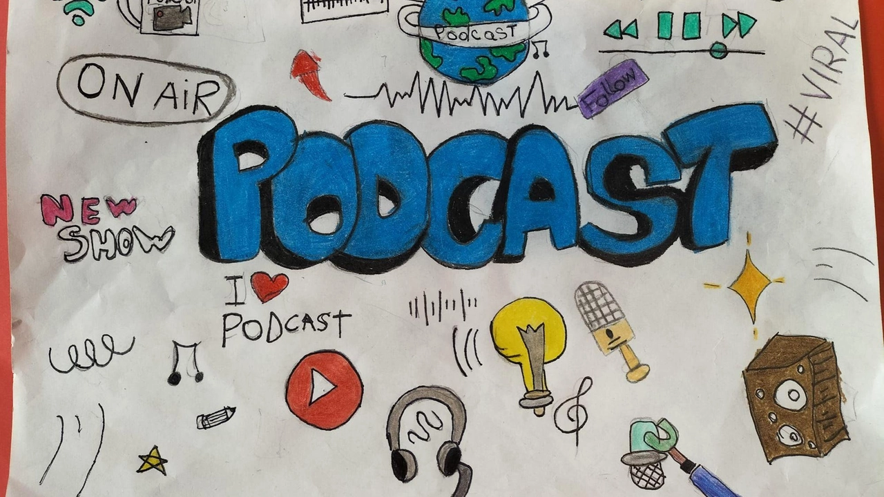 Un disegno realizzato dagli studenti della classe Quinta